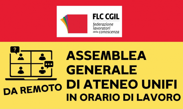 Assemblea Generale di Ateneo in orario di lavoro