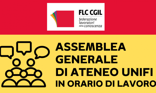 Assemblea Generale di Ateneo in orario di lavoro